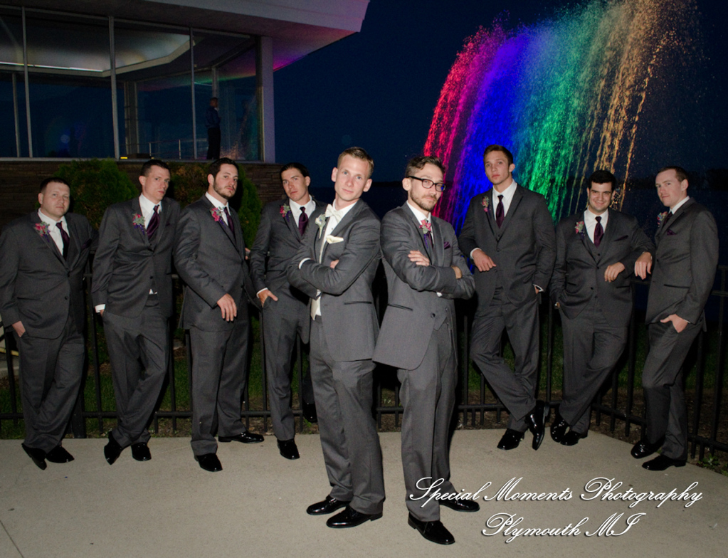 Kimberly & Joseph at Roostertail Detroit MI wedding photography