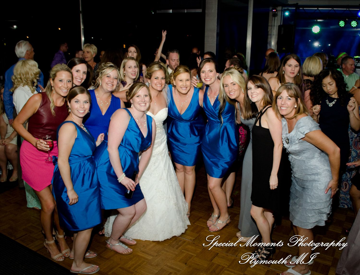Kimberly & Joseph at Roostertail Detroit MI wedding photography