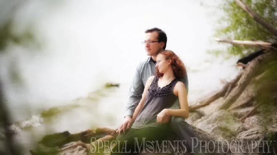 Newport MI beach engagement pictures