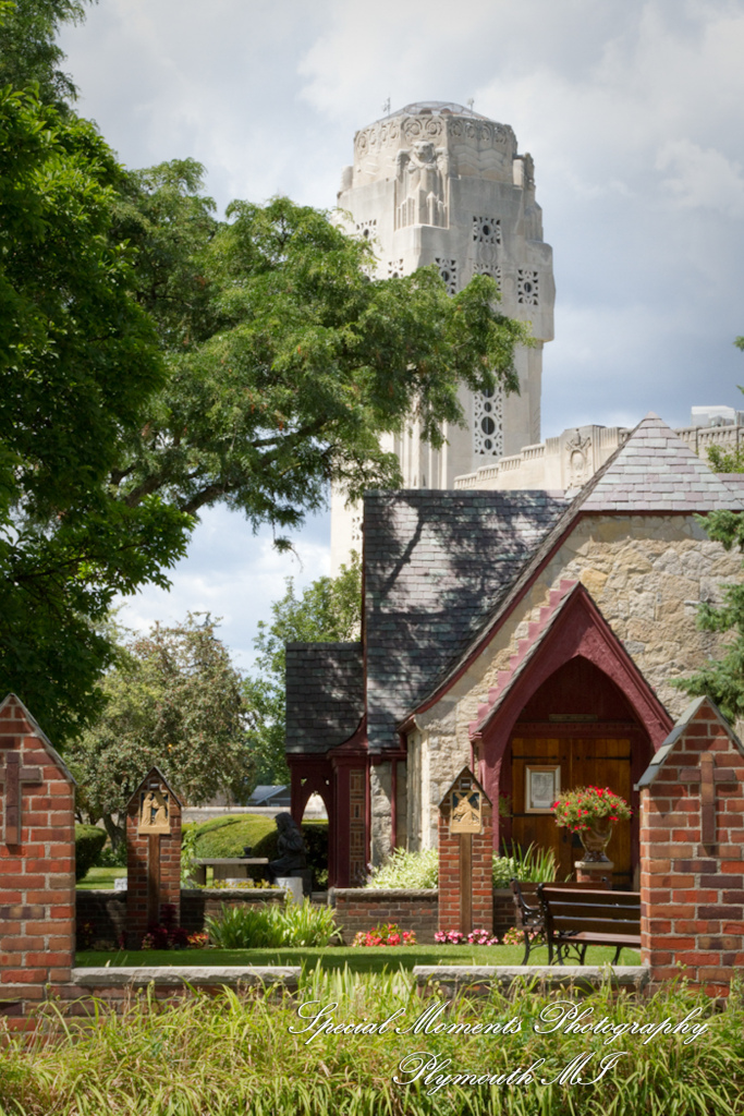 Heather & Marcin at National Shrine of the Little Flower Royal Oak MI wedding photography
