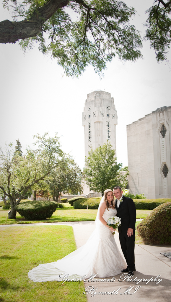 Heather & Marcin at National Shrine of the Little Flower Royal Oak MI wedding photography