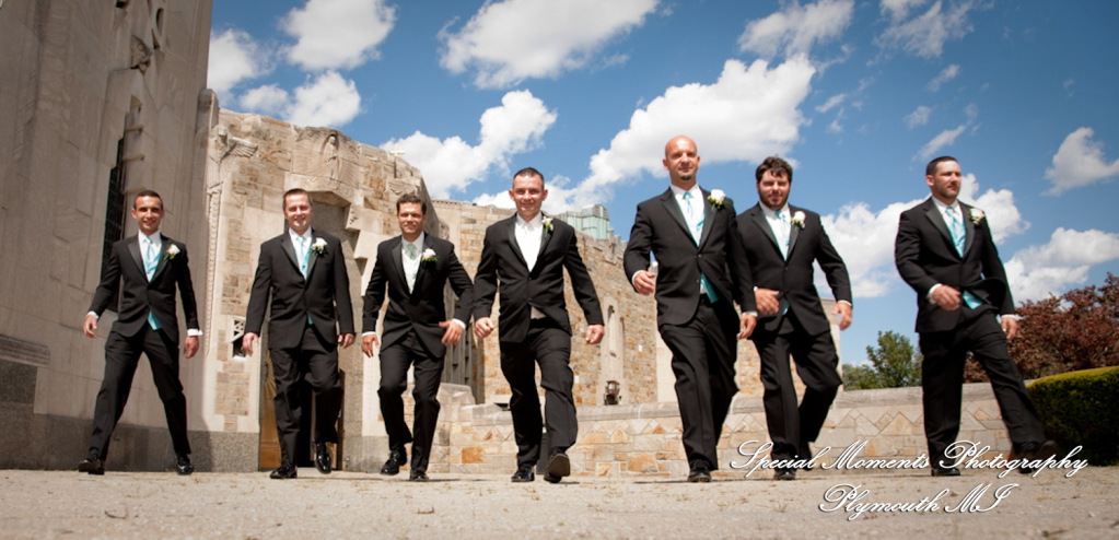 Heather & Marcin at National Shrine of the Little Flower Royal Oak MI wedding photography