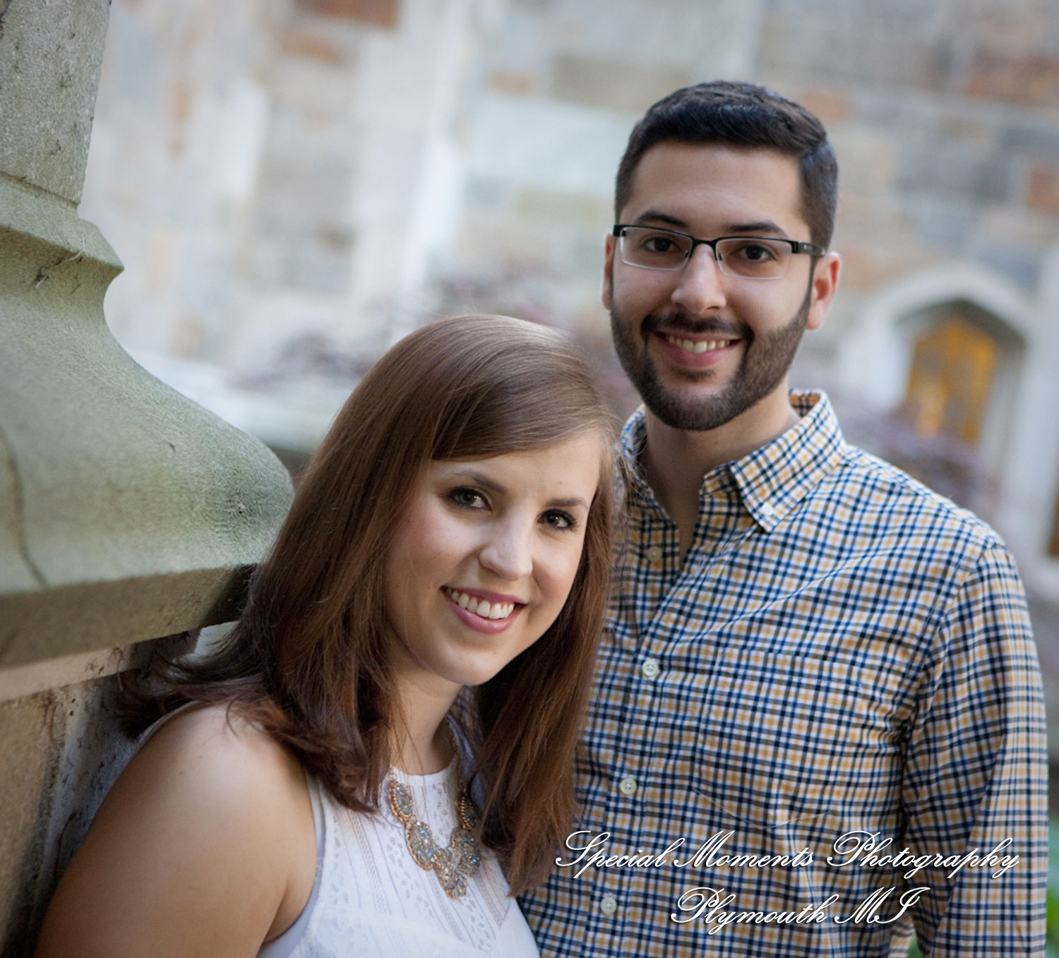 Daniel & Daniel at Law School Ann Arbor MI engagement photography