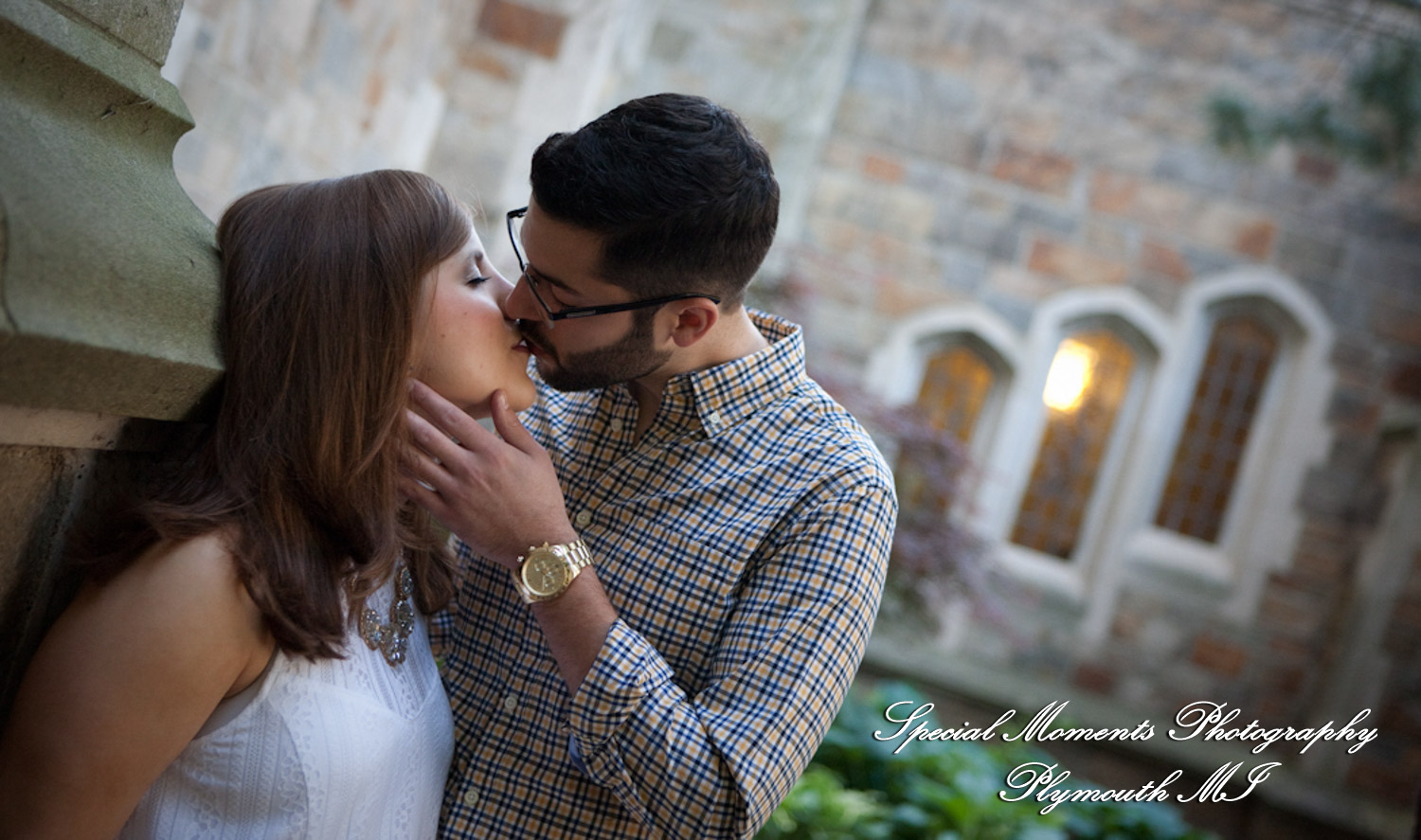 Daniel & Daniel at Law School Ann Arbor MI engagement photography
