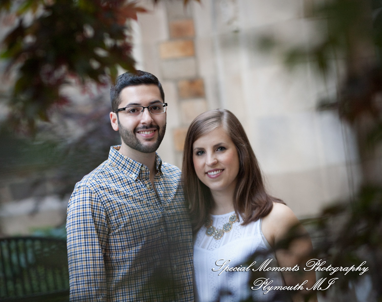 Daniel & Daniel at Law School Ann Arbor MI engagement photography