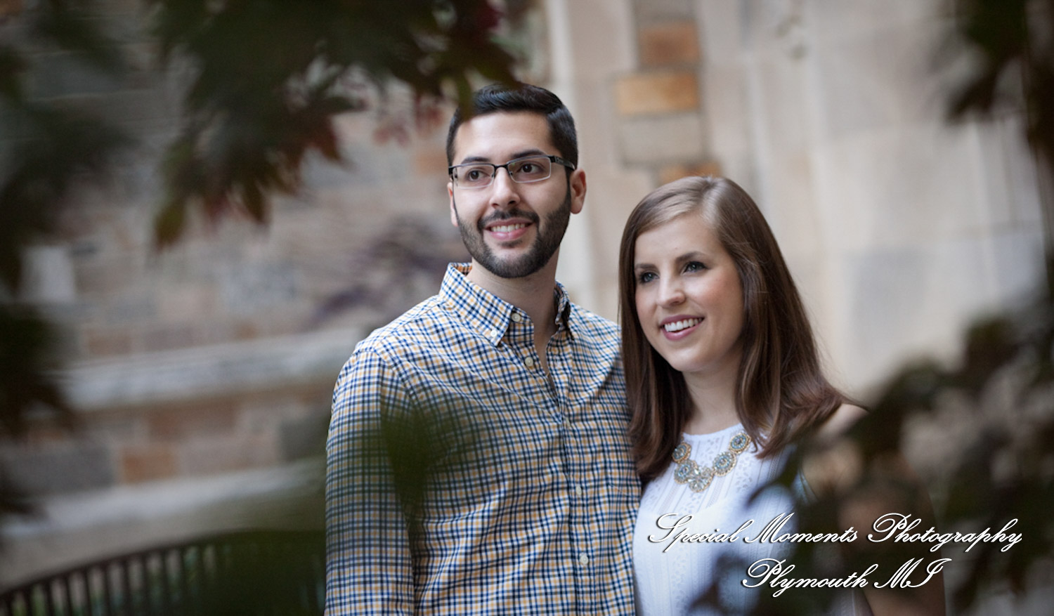 Daniel & Daniel at Law School Ann Arbor MI engagement photography