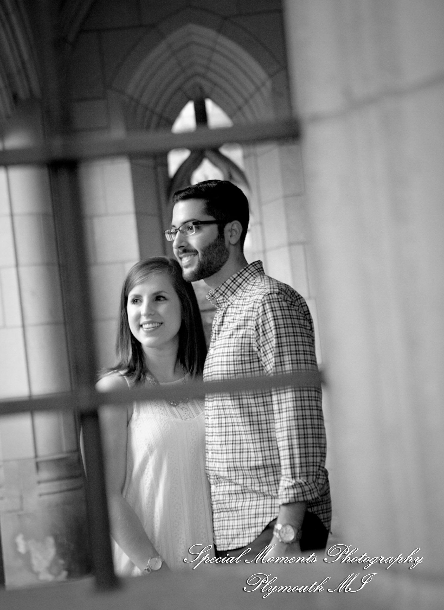 Daniel & Daniel at Law School Ann Arbor MI engagement photography