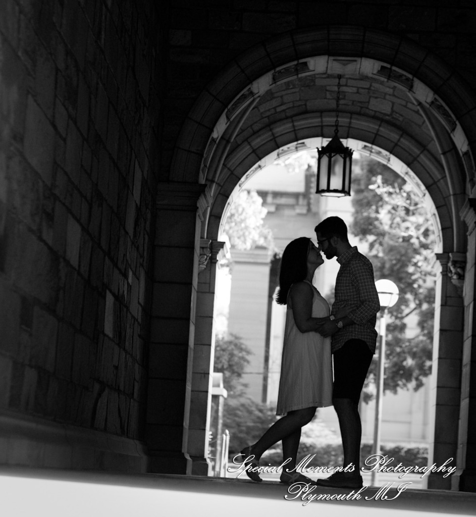 Daniel & Daniel at Law School Ann Arbor MI engagement photography
