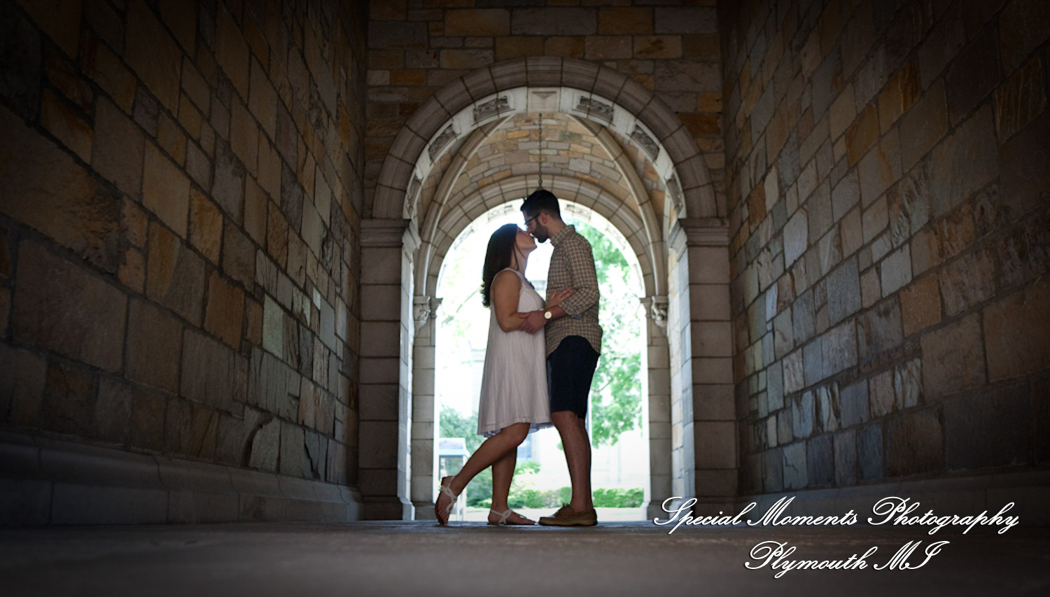 Daniel & Daniel at Law School Ann Arbor MI engagement photography