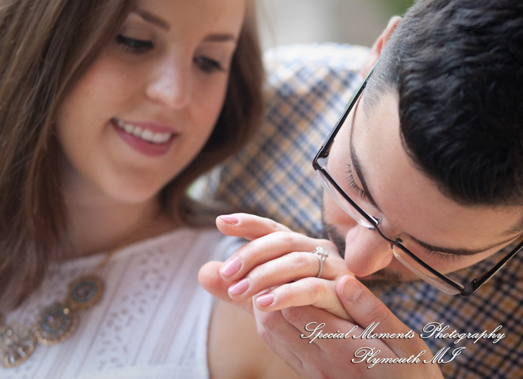 Daniel & Daniel at Law School Ann Arbor MI engagement photography