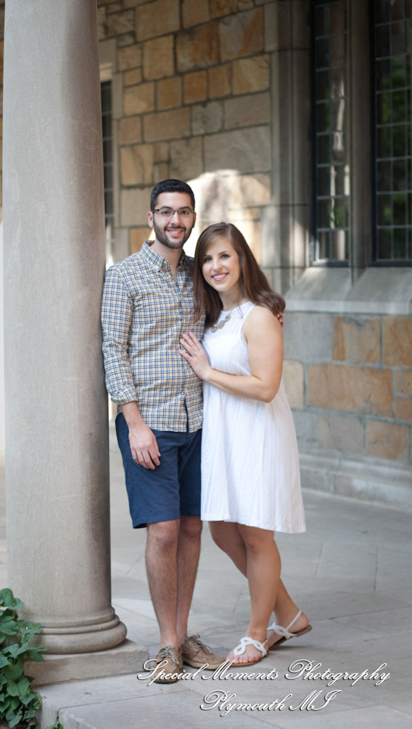 Daniel & Daniel at Law School Ann Arbor MI engagement photography