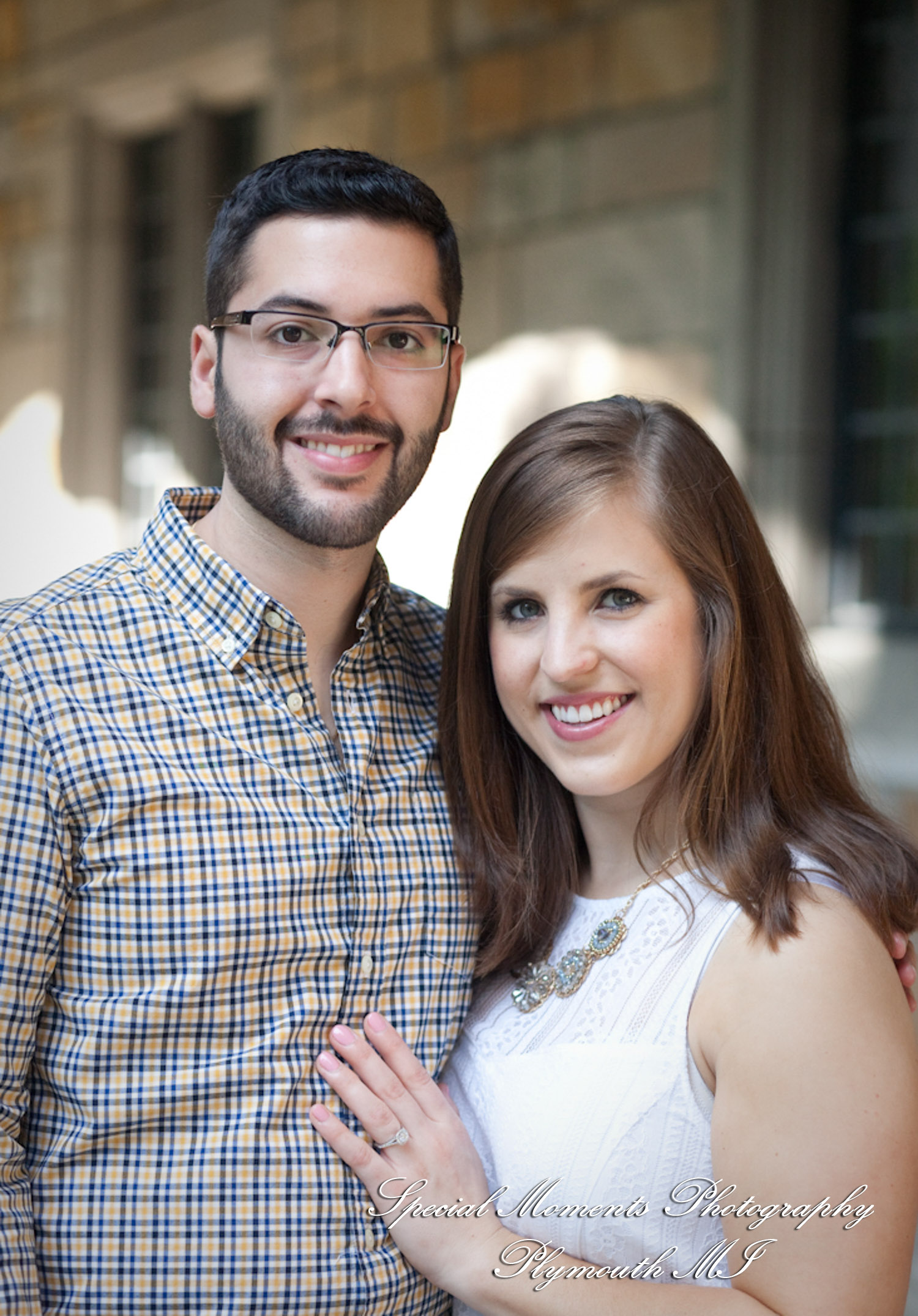 Daniel & Daniel at Law School Ann Arbor MI engagement photography