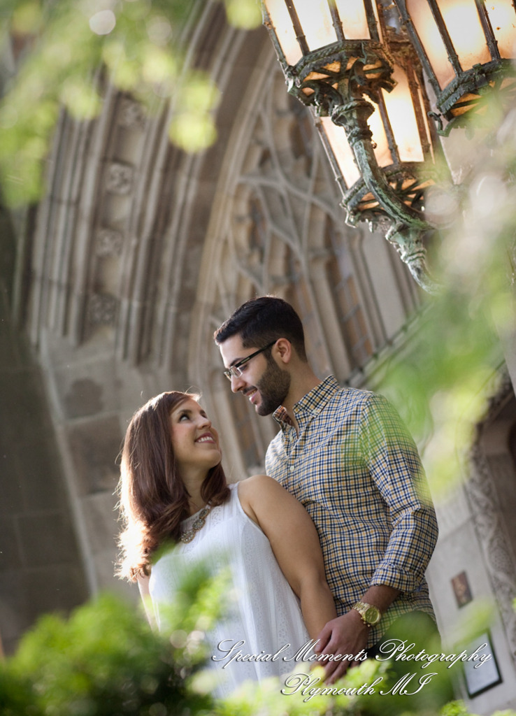 Daniel & Daniel at Law School Ann Arbor MI engagement photography