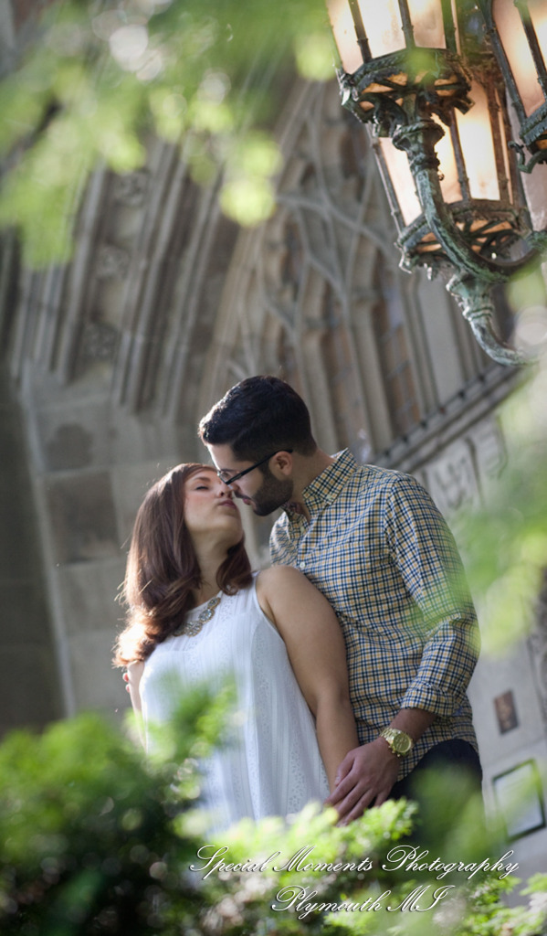Daniel & Daniel at Law School Ann Arbor MI engagement photography