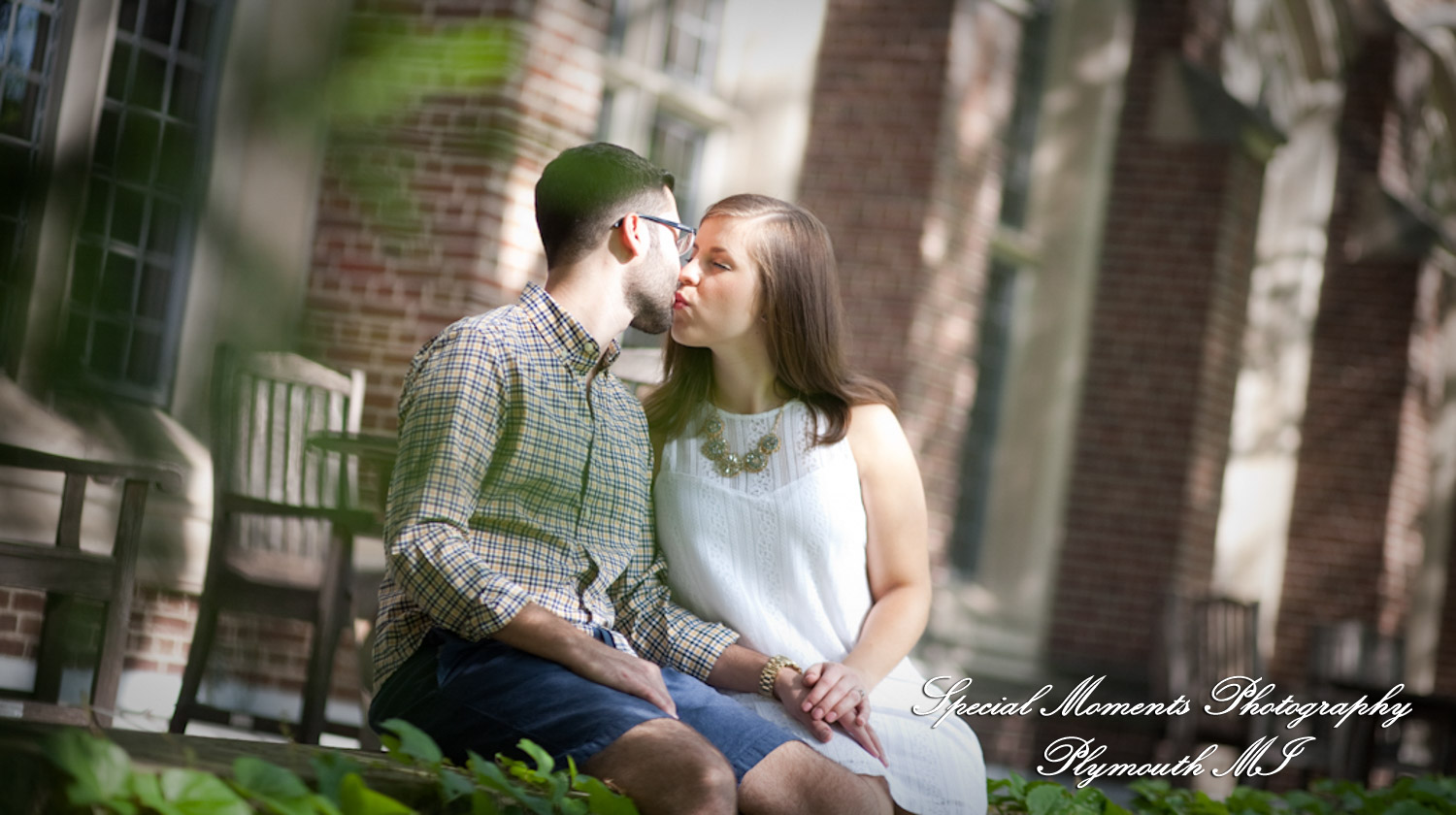 Daniel & Daniel at Law School Ann Arbor MI engagement photography