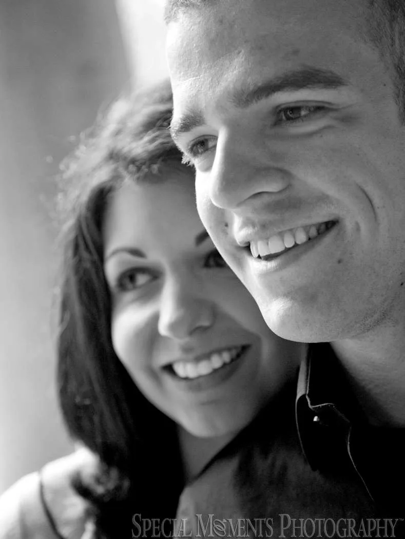 Law Quad Ann Arbor MI engagement photograph