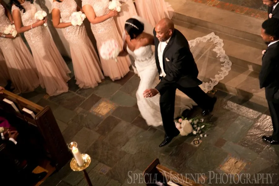 Historic Trinity Church Detroit MI wedding photograph