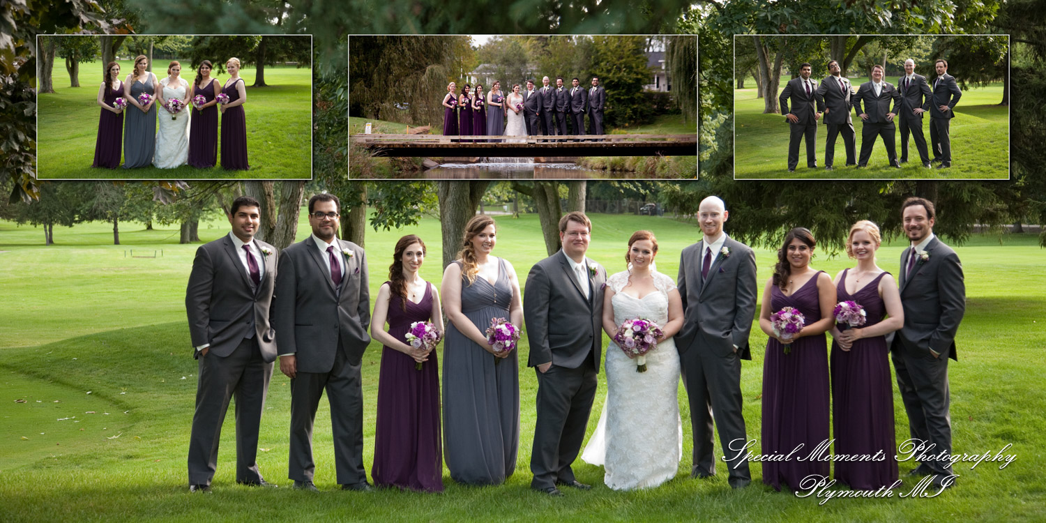 Coffee Table Design - Josh & Jennifer at Washtenaw Golf Club Ypsilanti MI wedding album photography