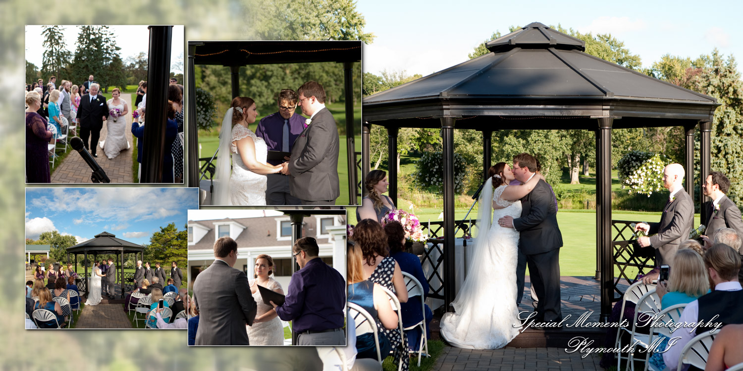 Coffee Table Design - Josh & Jennifer at Washtenaw Golf Club Ypsilanti MI wedding album photography