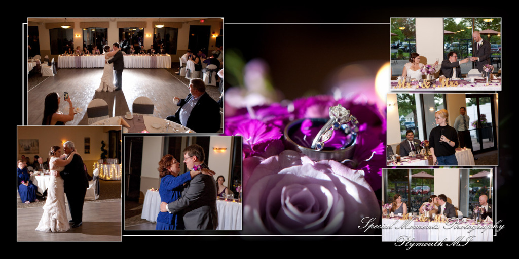 Coffee Table Design - Josh & Jennifer at Washtenaw Golf Club Ypsilanti MI wedding album photography
