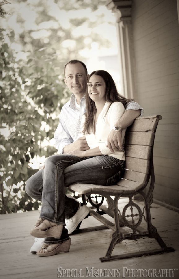 Mill Race Northville MI engagement photograph