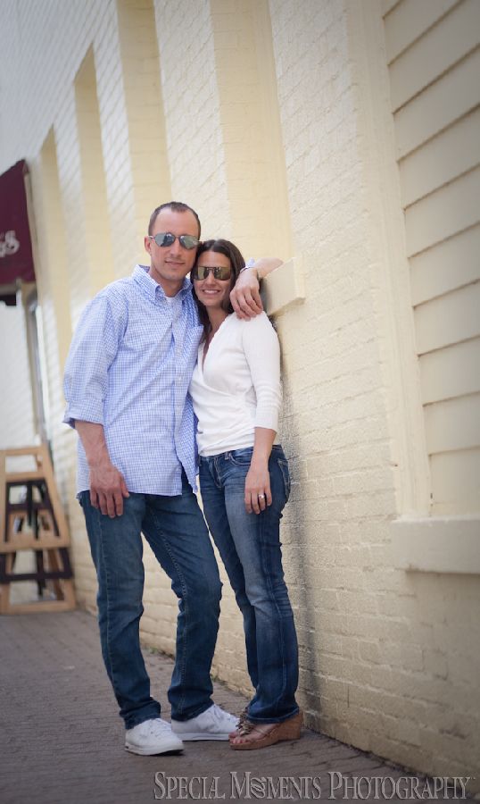 Mill Race Northville MI engagement photograph