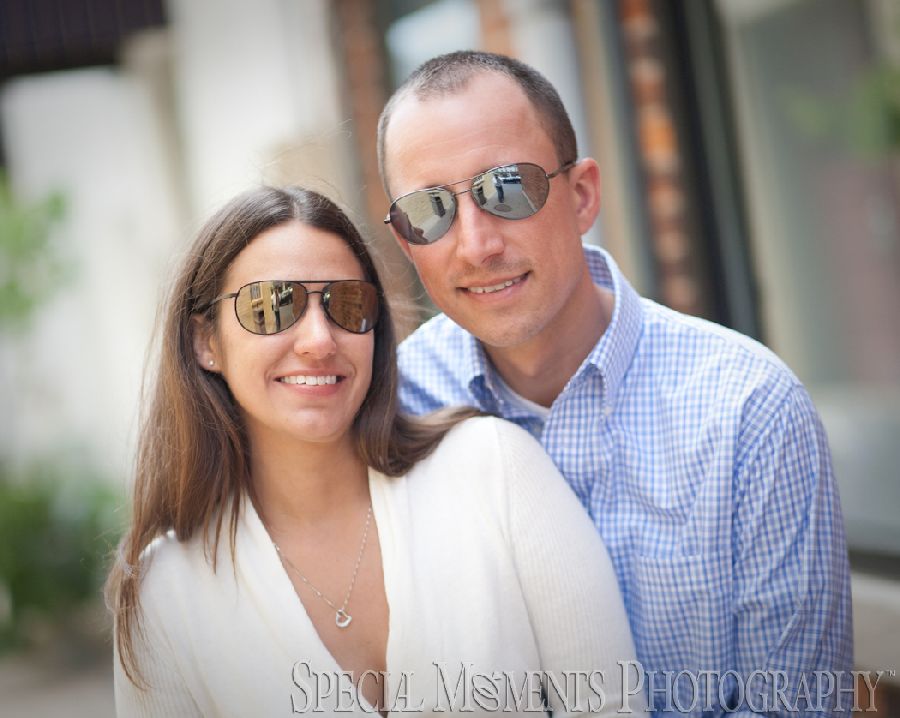 Mill Race Northville MI engagement photograph
