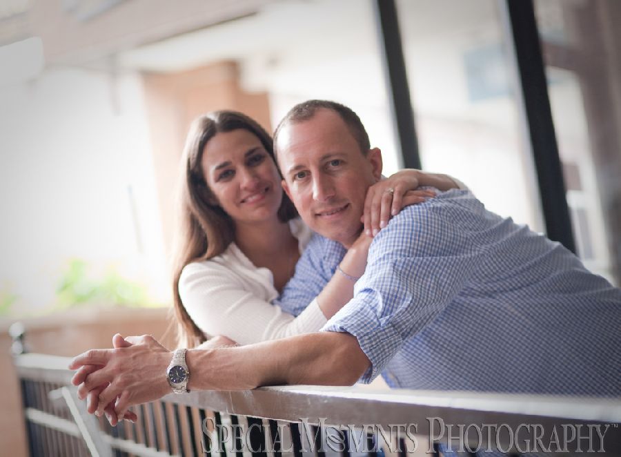 Mill Race Northville MI engagement photograph