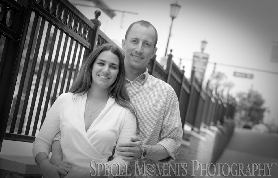 Mill Race Northville MI engagement photograph