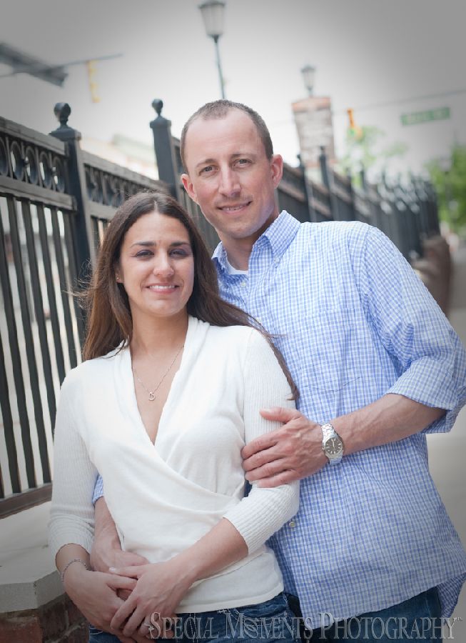 Mill Race Northville MI engagement photograph