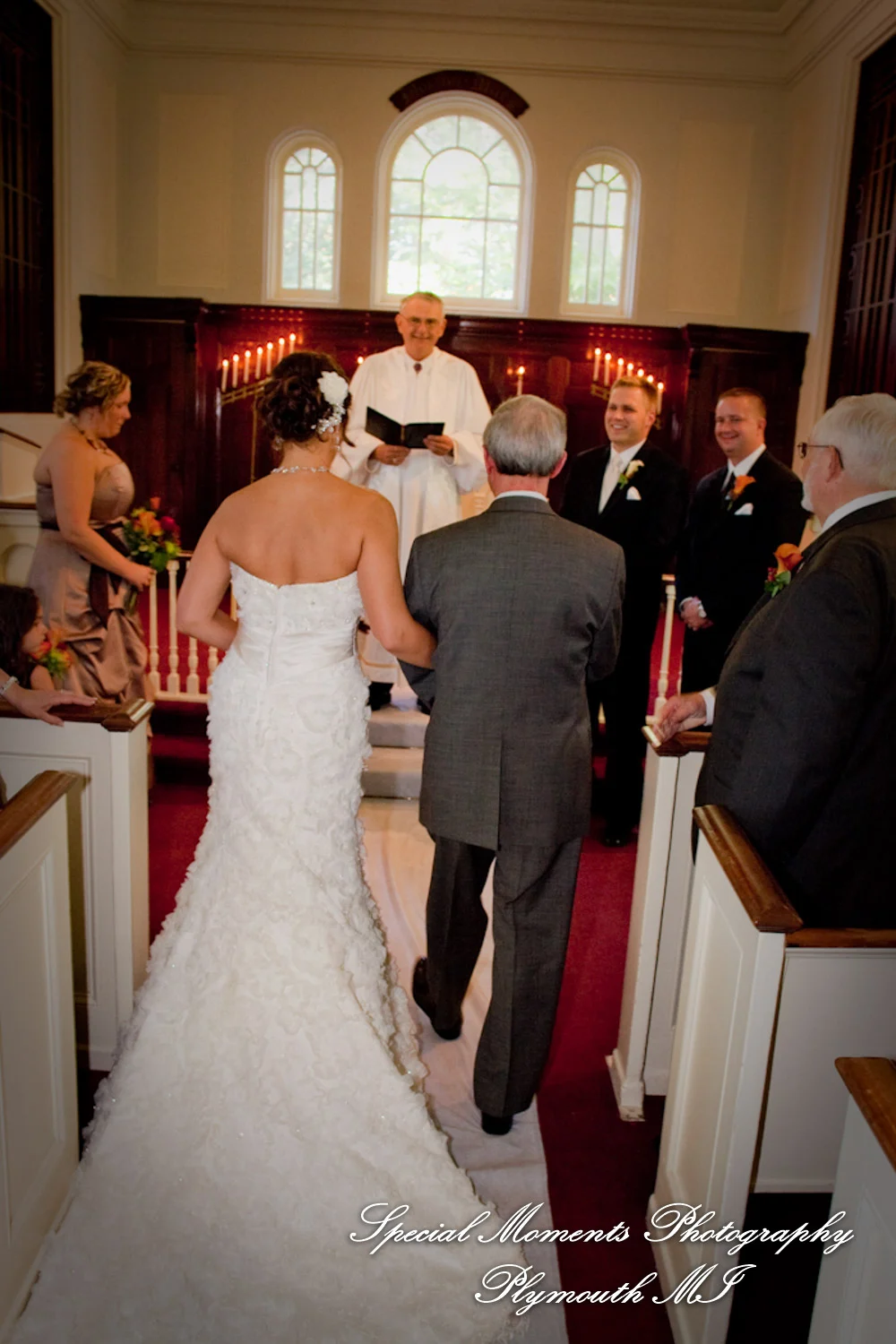 Martha-Mary Chapel Greenfield Village Dearborn MI wedding photograph
