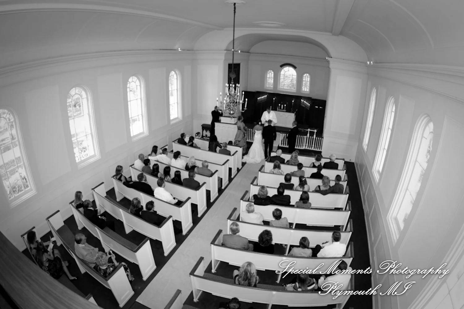 Martha-Mary Chapel Greenfield Village Dearborn MI wedding photograph