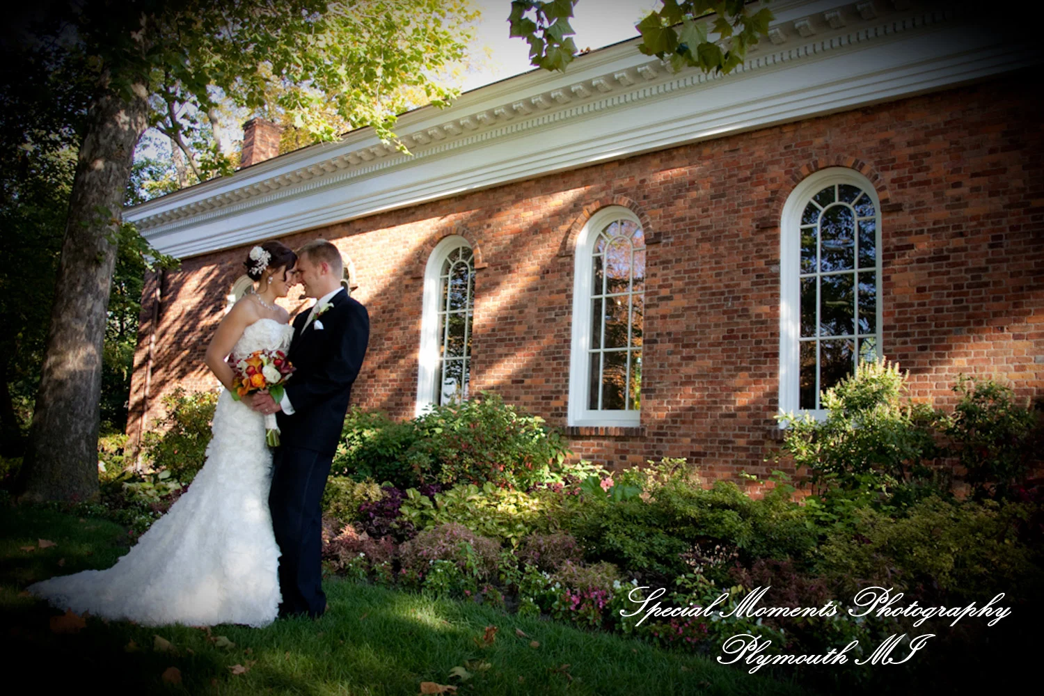 Martha-Mary Chapel Greenfield Village Dearborn MI wedding photograph