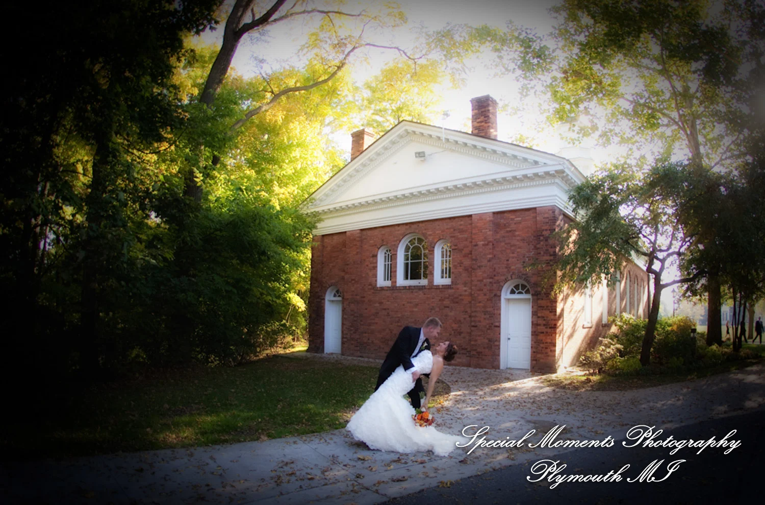 Martha-Mary Chapel Greenfield Village Dearborn MI wedding photograph