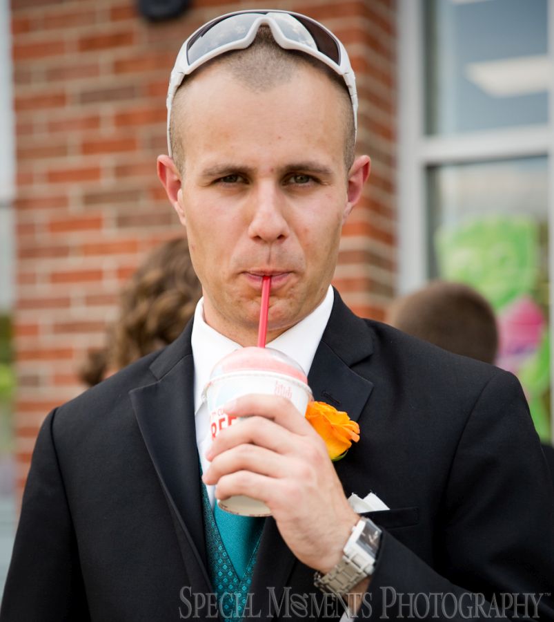 Our Lady of the Lakes Waterford MI wedding photograph
