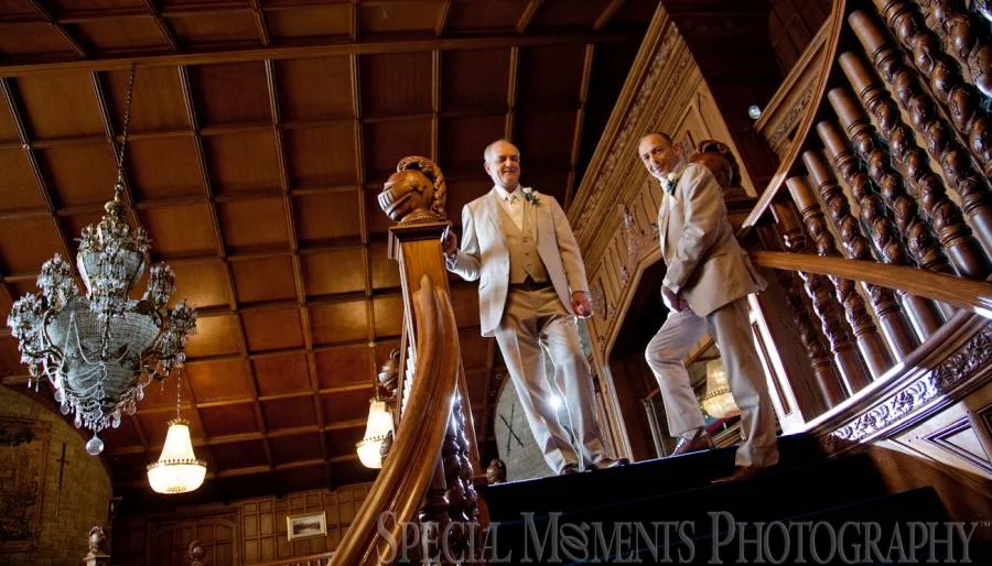 Canterbury Castle Lake Orion MI LGBTQ wedding photograph