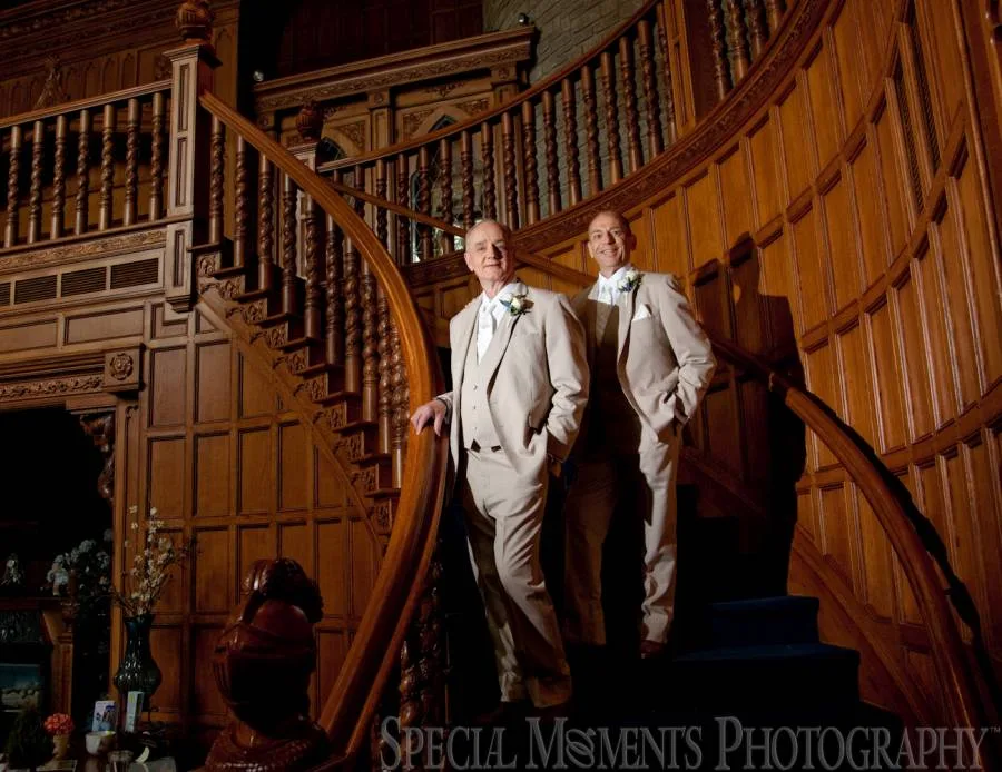 Canterbury Castle Lake Orion MI LGBTQ wedding photograph