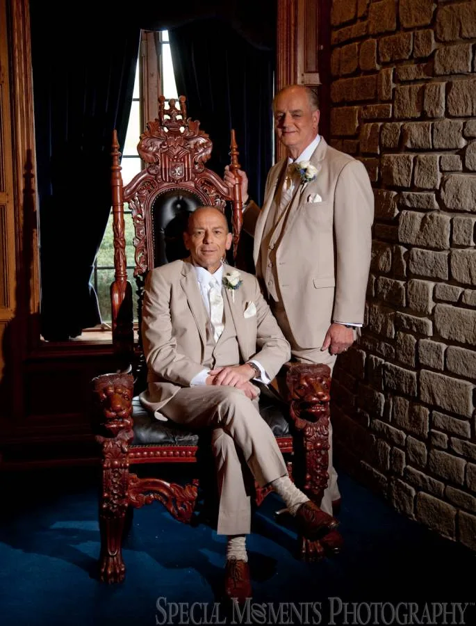 Canterbury Castle Lake Orion MI LGBTQ wedding photograph