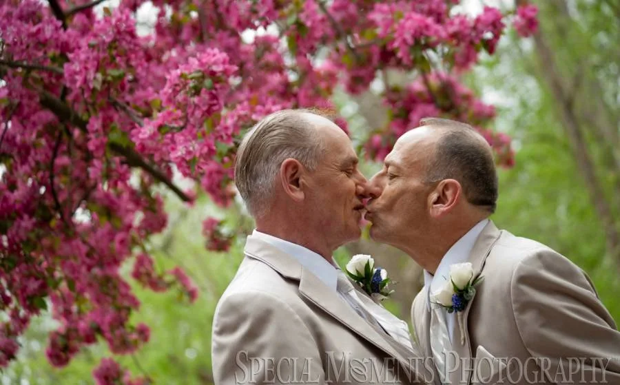 Canterbury Castle Lake Orion MI LGBTQ wedding photograph