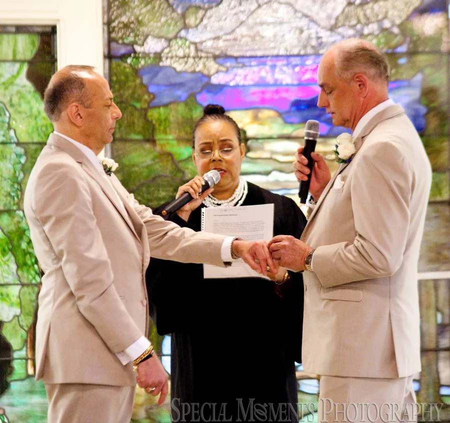 Canterbury Castle Lake Orion MI LGBTQ wedding photograph