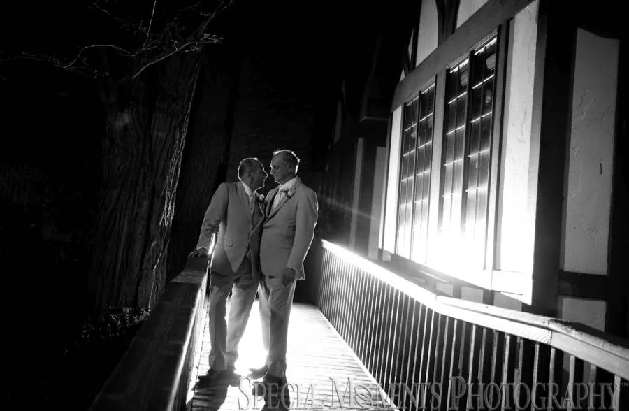 Canterbury Castle Lake Orion MI LGBTQ wedding photograph