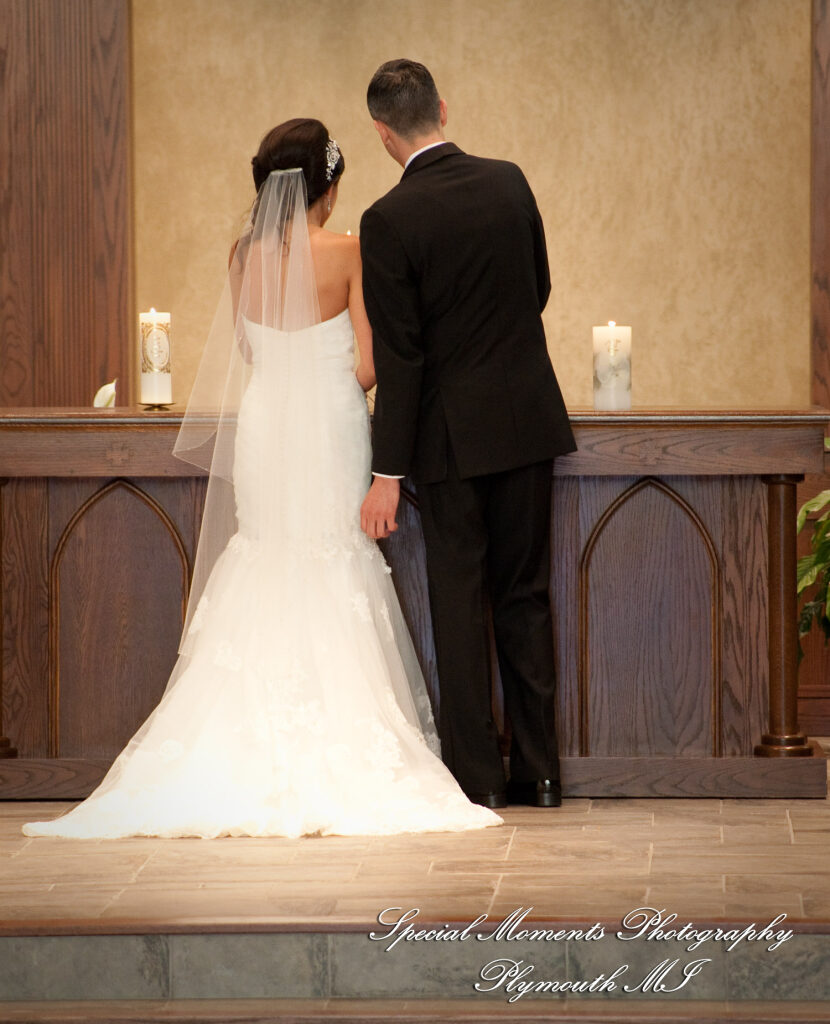 Leah & Caleb at His Church Anglican Church Livonia MI wedding photography