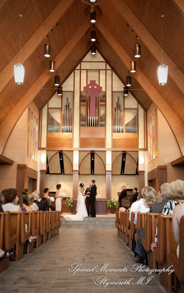 Leah & Caleb at His Church Anglican Church Livonia MI wedding photography