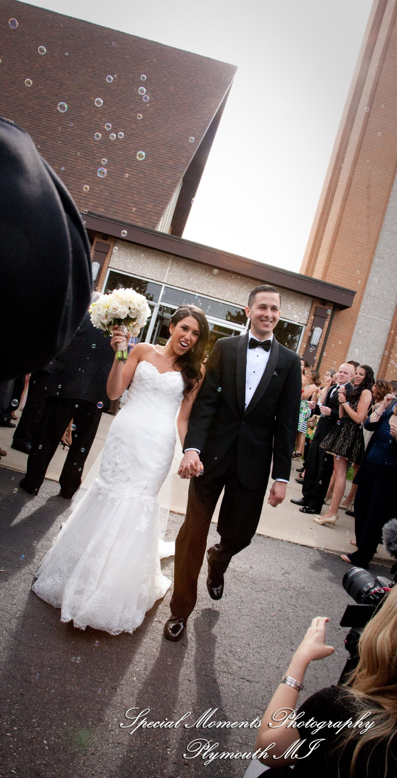 Leah & Caleb at His Church Anglican Church Livonia MI wedding photography
