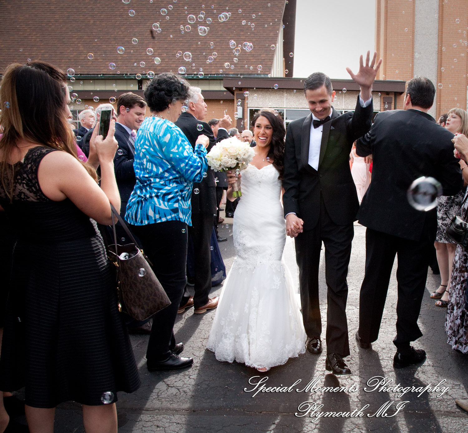 Leah & Caleb at His Church Anglican Church Livonia MI wedding photography