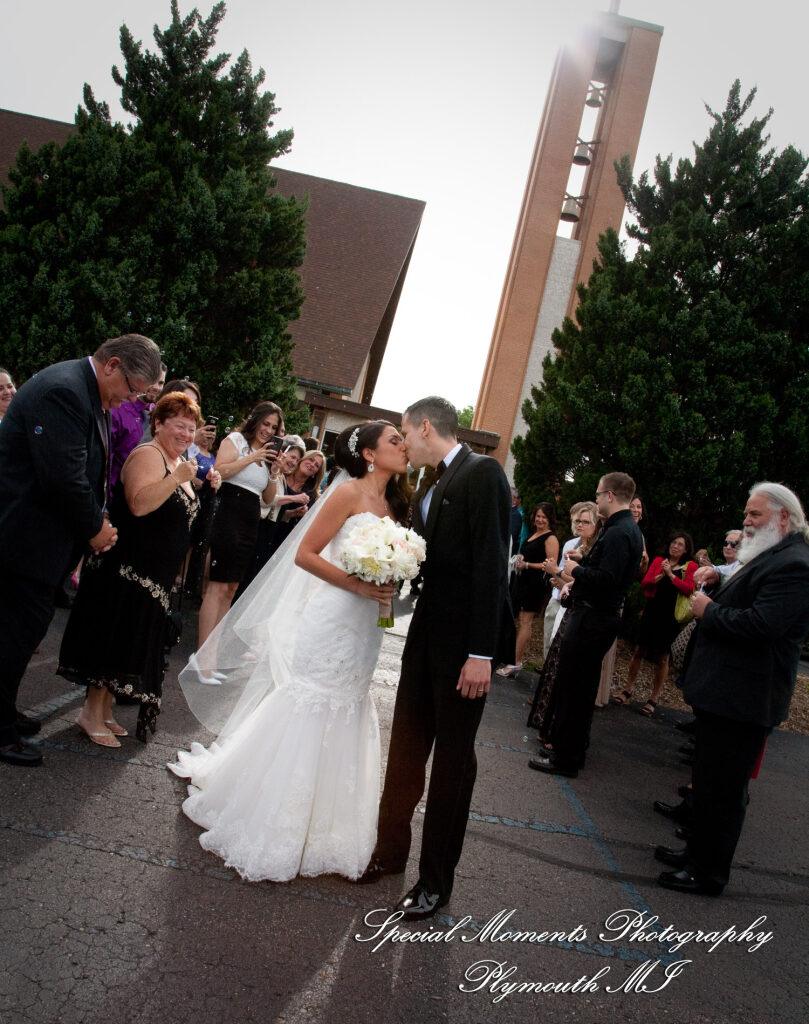 Leah & Caleb at His Church Anglican Church Livonia MI wedding photography