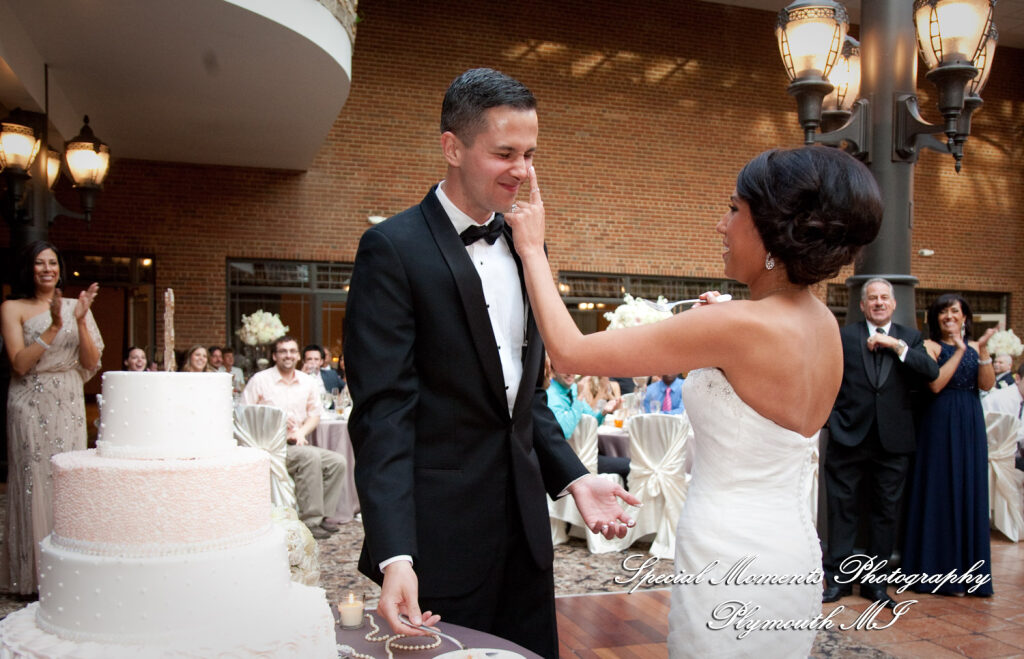 Leah & Caleb at St. John's Resort Ballroom Plymouth MI wedding photography