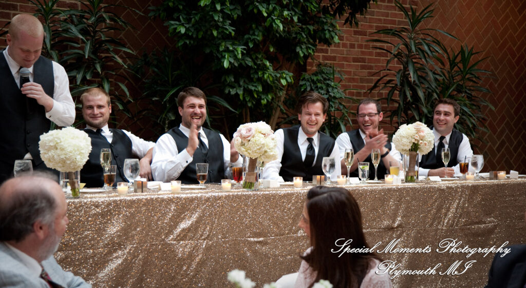 Leah & Caleb at St. John's Resort Ballroom Plymouth MI wedding photography