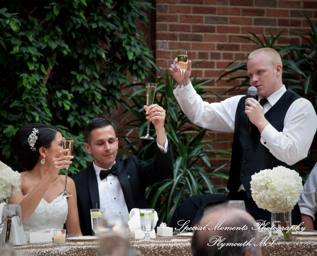 Leah & Caleb at St. John's Resort Ballroom Plymouth MI wedding photography