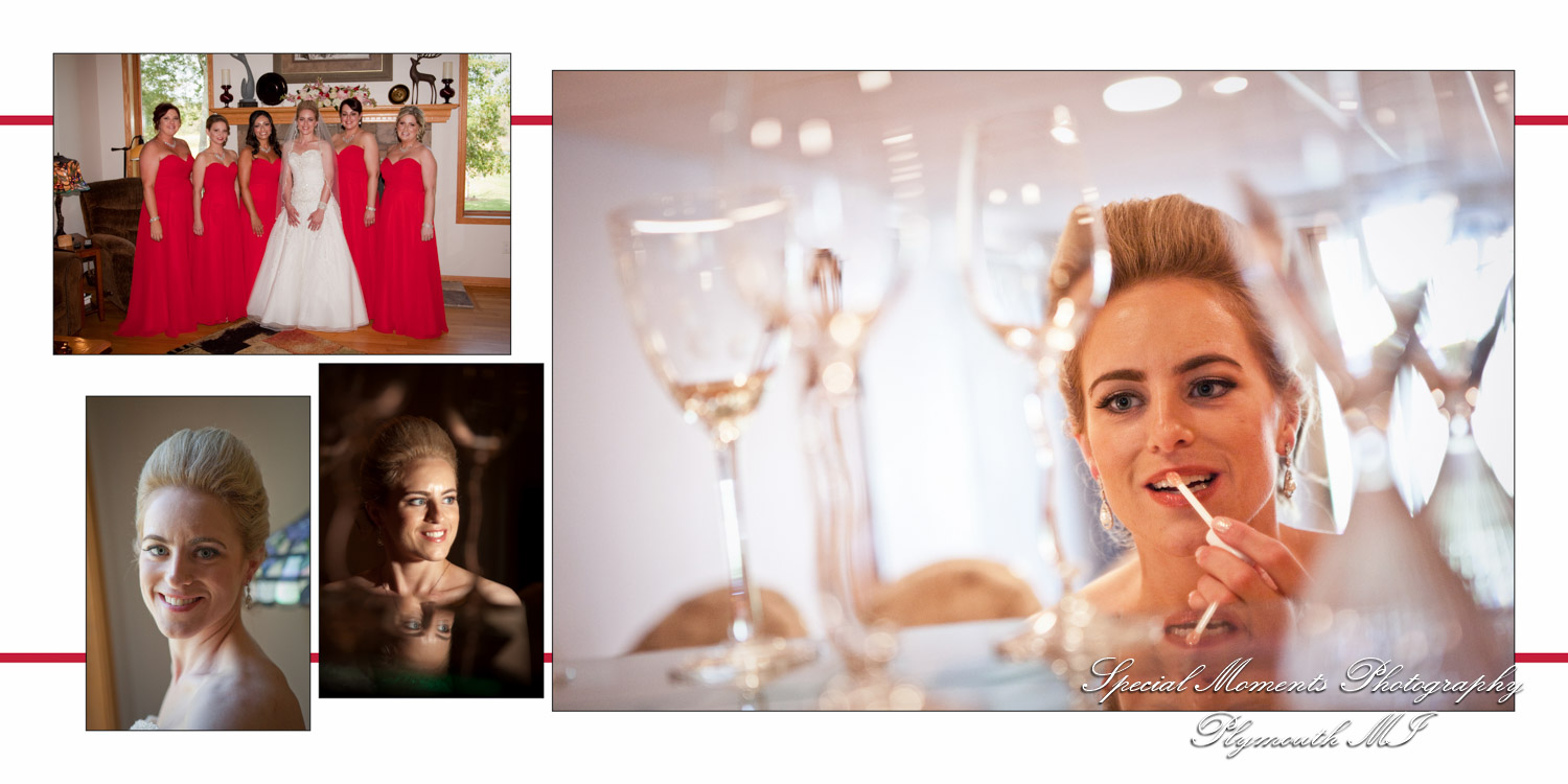 Fine Art Classic Design - Holly & Joseph at a backyard tent wedding album photography